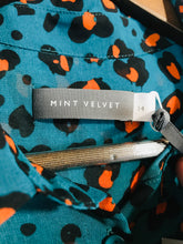 Load image into Gallery viewer, Mint Velvet Women's Leopard Print Sheer Blouse NWT | UK14 | Multicoloured