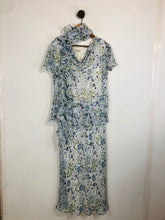 Load image into Gallery viewer, Roman Women's Floral Sheath Dress | UK18 | Blue