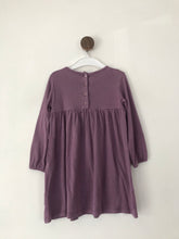 Load image into Gallery viewer, The Little White Company Kid’s Ribbed Dress | 2-3 Years | Purple
