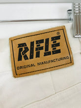 Load image into Gallery viewer, Rifle Women’s High Waisted Mom Boyfriend Jeans | 34 UK16 | White