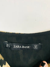 Load image into Gallery viewer, Zara Women's Leopard Print Lace Tank Top | S UK8 | Brown