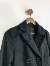 Load image into Gallery viewer, Banana Republic Women's Wool Crop Overcoat Coat | XS UK6-8 | Grey