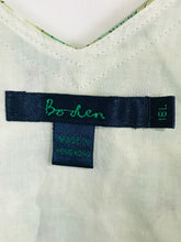 Load image into Gallery viewer, Boden Women's Floral V Neck A-Line Dress | UK16 | Green