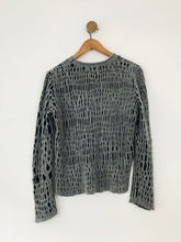 Load image into Gallery viewer, Diktons Women's Merino Blend Cutout Jumper | L UK14 | Grey