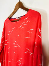 Load image into Gallery viewer, Boden Women's Animal Print Long Sleeve T-Shirt | UK10 | Pink