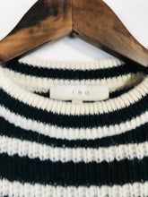 Load image into Gallery viewer, Iro Women's Striped Alpaca Jumper | XS UK6-8 | Black