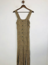 Load image into Gallery viewer, Topshop Women's Leopard Print Button-Up Maxi Dress | UK10 | Multicoloured