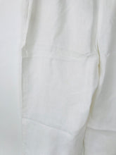 Load image into Gallery viewer, Phase Eight Women's Linen Wide Leg Chinos Trousers | UK14 | White