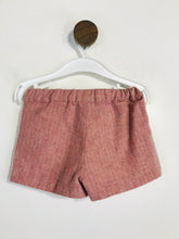 Load image into Gallery viewer, Zara Kid's Wool Ruffle Mid-Length Shorts | 9-12 months | Pink