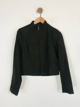 Load image into Gallery viewer, Mexx Women's Suede Bomber Jacket | UK12 | Brown