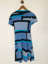 Load image into Gallery viewer, Onjenu Women's Polka Dot Striped Wrap Dress | UK14 | Multicoloured