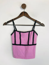 Load image into Gallery viewer, Urban Outfitters Out From Under Women's Crop Lace Tank Top | S UK8 | Pink