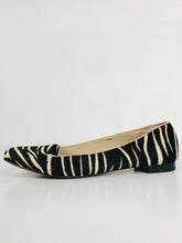 Load image into Gallery viewer, Carvela by Kurt Geiger Women's Zebra Print Flats Shoes | EU38 UK5 | Multicoloured