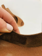 Load image into Gallery viewer, Dune Womens Peep Toe Wedge Heel | UK 7 | Brown