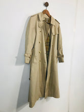 Load image into Gallery viewer, Burberry Women's Check Vintage Trench Coat | UK8-10 | Beige