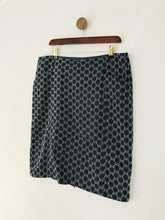 Load image into Gallery viewer, White Stuff Women's Jacquard Spot Pencil Skirt | UK14 | Blue