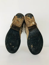 Load image into Gallery viewer, Russell & Bromley Women's Studded Ankle Boots | EU38 UK5 | Brown