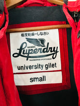 Load image into Gallery viewer, Superdry Women's Down Puffer Gilet Jacket | S UK8 | Red