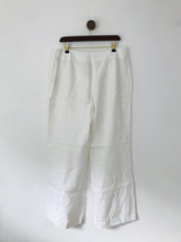 Load image into Gallery viewer, Phase Eight Women's Linen Wide Leg Chinos Trousers | UK14 | White