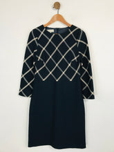 Load image into Gallery viewer, Hobbs Women's Long Sleeve Smart Sheath Dress | UK12 | Blue