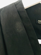 Load image into Gallery viewer, AllSaints Women’s Wrap V-Neck Zip Skater Dress | UK6 | Black