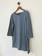 Load image into Gallery viewer, Boden Women's Striped Mini Shift Dress | UK16 | Blue