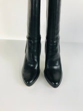 Load image into Gallery viewer, Kurt Geiger Women's Leather Heeled Boots | EU40 UK7 | Black