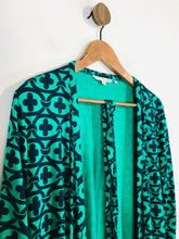 Load image into Gallery viewer, Boden Women's Floral Long Sleeve Wrap Dress | UK18 | Green