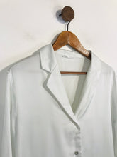 Load image into Gallery viewer, Zara Women's Satin Button-Up Blouse | L UK14 | White