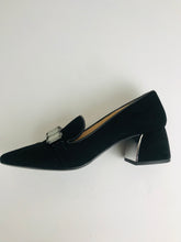 Load image into Gallery viewer, Russell & Bromley Women's Suede Smart Heels | EU39.5 | Black