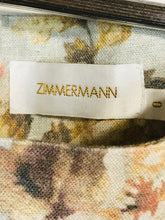Load image into Gallery viewer, Zimmermann Women's Floral Gathered Sleeves A-Line Dress | 0 | Multicoloured