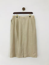 Load image into Gallery viewer, Viyella Women's Pencil Skirt | UK16 | Beige