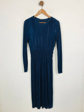 Load image into Gallery viewer, Zara Women's Long Sleeve Pleated A-line Dress | M UK10-12 | Blue