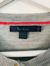 Load image into Gallery viewer, Boden Women’s Wool Half Button Top Jumper | UK14 | Grey