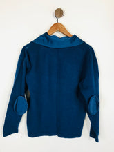Load image into Gallery viewer, Country Casuals Women's Wool Embroidered Cardigan | M UK10-12 | Blue
