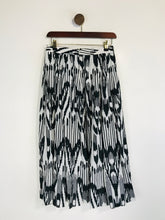 Load image into Gallery viewer, Lands End Women's Pleated A-Line Skirt | UK6 | Black