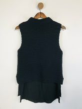 Load image into Gallery viewer, Mint Velvet Women's High Neck Knit Tank Top | UK12 | Black