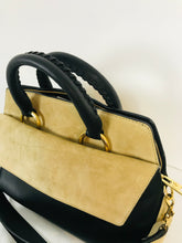 Load image into Gallery viewer, Diane von Furstenberg Leather Shoulder Bag NWT | Black and Beige
