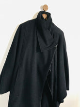 Load image into Gallery viewer, Saint James Women's Wool Poncho Overcoat Jacket | L UK14 | Blue