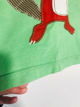 Load image into Gallery viewer, Boden Kid's Long Sleeve Fox Embroidered T-Shirt | 18-24 Months | Green