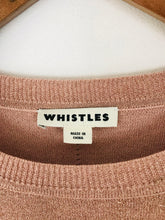 Load image into Gallery viewer, Whistles Women’s Glitter Knit Jumper | UK10 | Pink