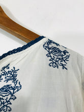 Load image into Gallery viewer, White Stuff Women's Floral Blouse | UK12 | White