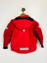 Load image into Gallery viewer, Polarn O. Pyret Kid's Fleece Raincoat Jacket | 3-4 Years | Red
