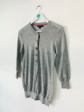 Load image into Gallery viewer, Boden Women’s Wool Half Button Top Jumper | UK14 | Grey