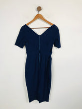 Load image into Gallery viewer, Vesper Women's V Neck Bodycon Dress | UK12 | Blue
