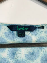 Load image into Gallery viewer, Boden Women's Floral V-Neck Tank Top | UK16 | Blue