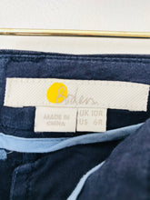 Load image into Gallery viewer, Boden Women’s Polka Dot Tapered Leg Chinos | UK10 | Blue