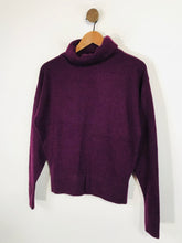 Load image into Gallery viewer, Joseph Women's Cashmere Roll Neck Jumper | M UK10-12 | Purple