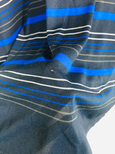 Load image into Gallery viewer, Calvin Klein Men's Striped Polo Shirt | L | Blue