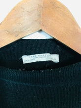 Load image into Gallery viewer, Zara Women's High Neck Ribbed Jumper | M UK10-12 | Black
